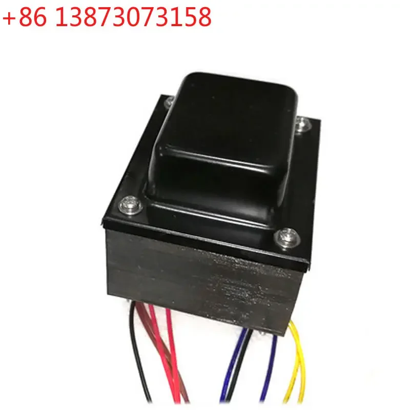243W EL34/FU19/FU7/6L6 power transformer, output voltage: ①320V-0-320V 0.25A; ②0-6.3V 5A; ③0-6.3V 3A; ④0-5V4A
