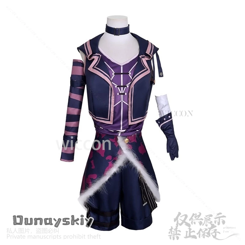 Flower V4 Cosplay Virtual YouTuber Costumes Short Pants Uniform Wigs For Boys Man Roleplay Halloween Christmas Party Customized