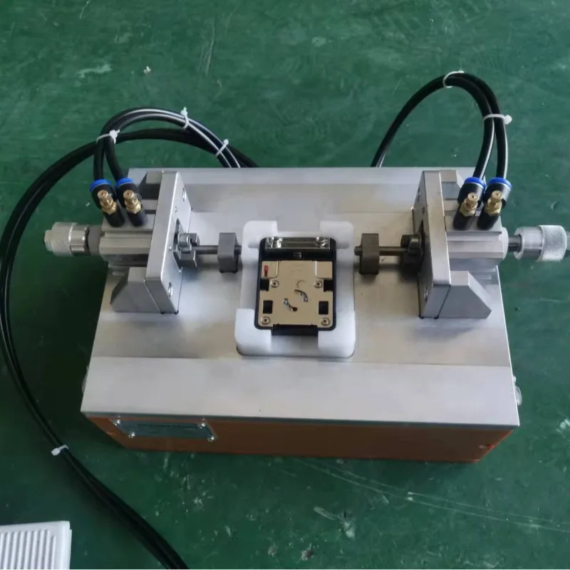 Pneumatic through pin fixture, push fixture, non-standard fixture