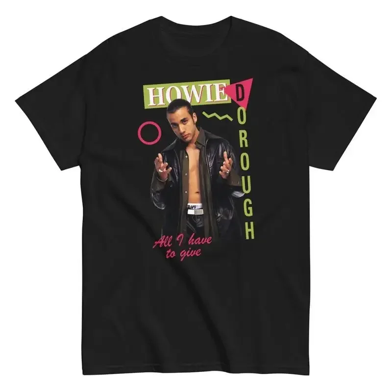 MerchMoment Backstreet Boys Howie Dorough T Shirt Black New