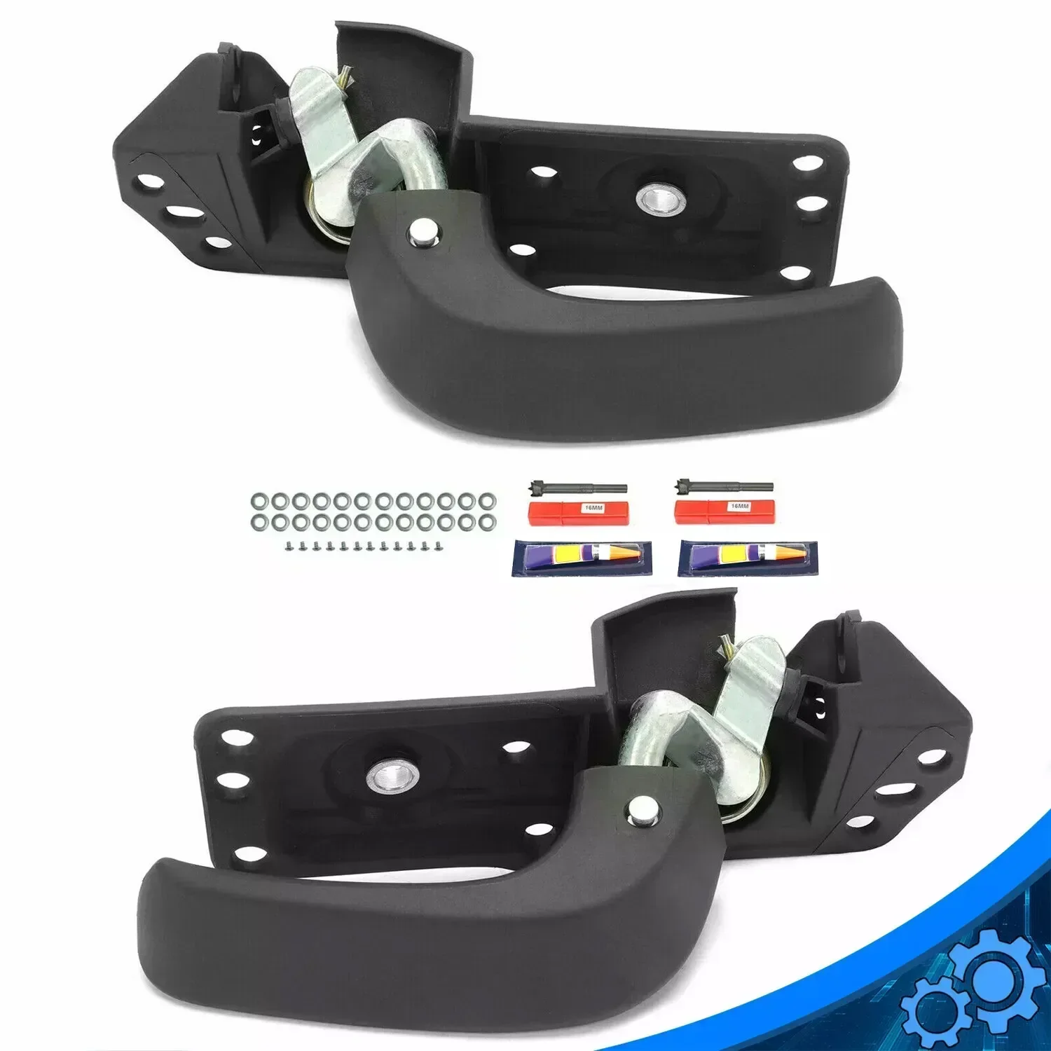 

Door Handle Repair Kit Interior Inside Left Right Pair For 07-14 Chevy Silverado