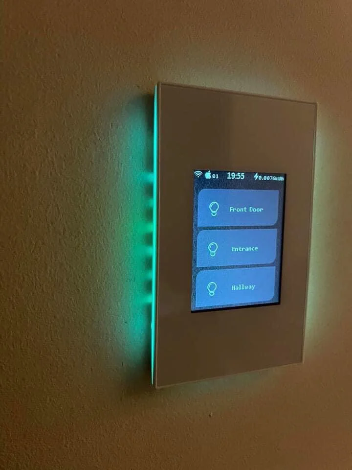 Lanbon WiFi Mesh Smart Light Switch Remote Smart Life Home Automation Controllo vocale Alexa Google Home Tuya Touch Interruttore a parete