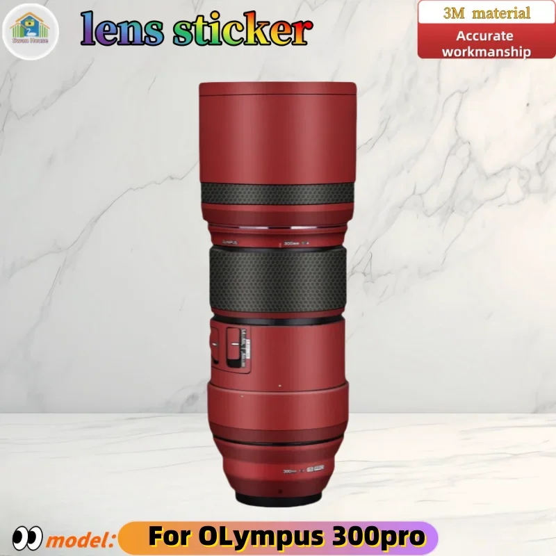 For OLympus 300pro Camera lens sticker, DIY skin, Precision tailoring wear-resistant protective film