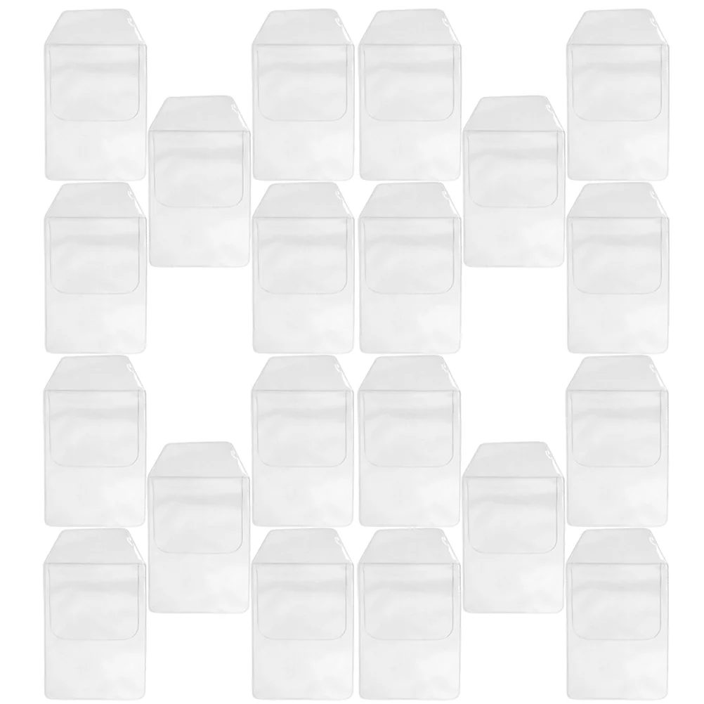 20 قطعة حقيبة القلم الشفاف بولي كلوريد الفينيل أكياس تخزين قلم رصاص إدراج نوع ل معاطف للأطباء والممرضات مستشفى مكتب المنظم العرض