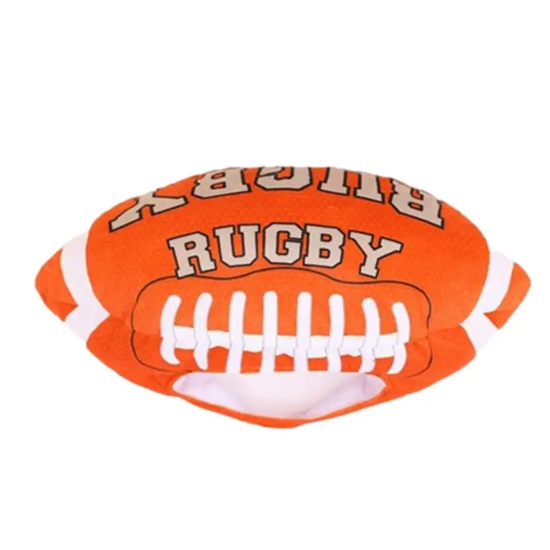 

Rugby Shaped Hat Universal Rugby Role Play Outfits Novelty And Creative Festival Hat For Fan Must-Haves Party Favors