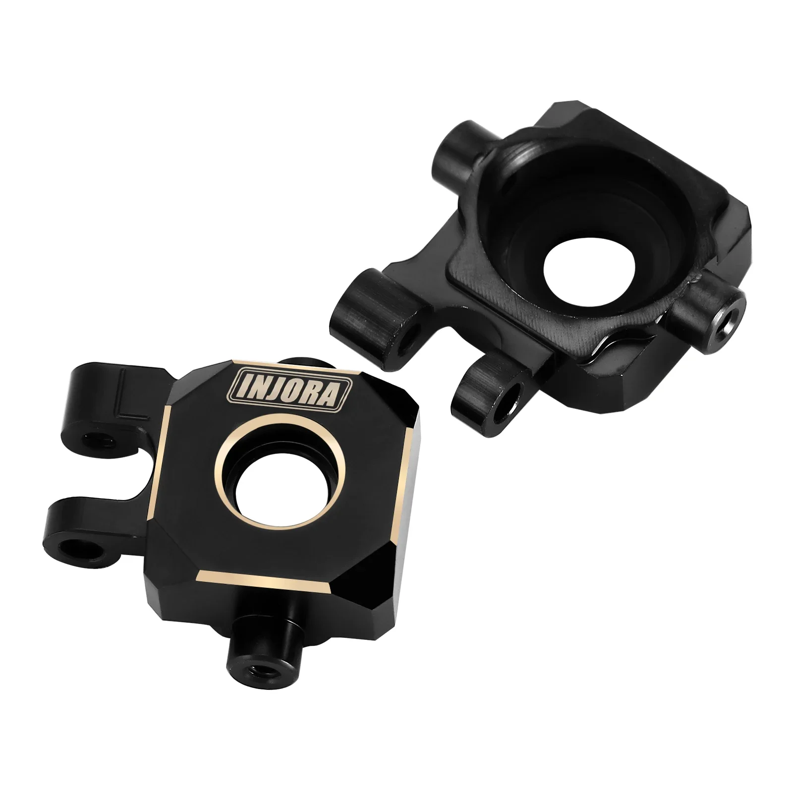 INJORA 11g Brass Steering Blocks Knuckle for 1/18 RC Crawler TRX4M Upgrade Parts (4M-04)
