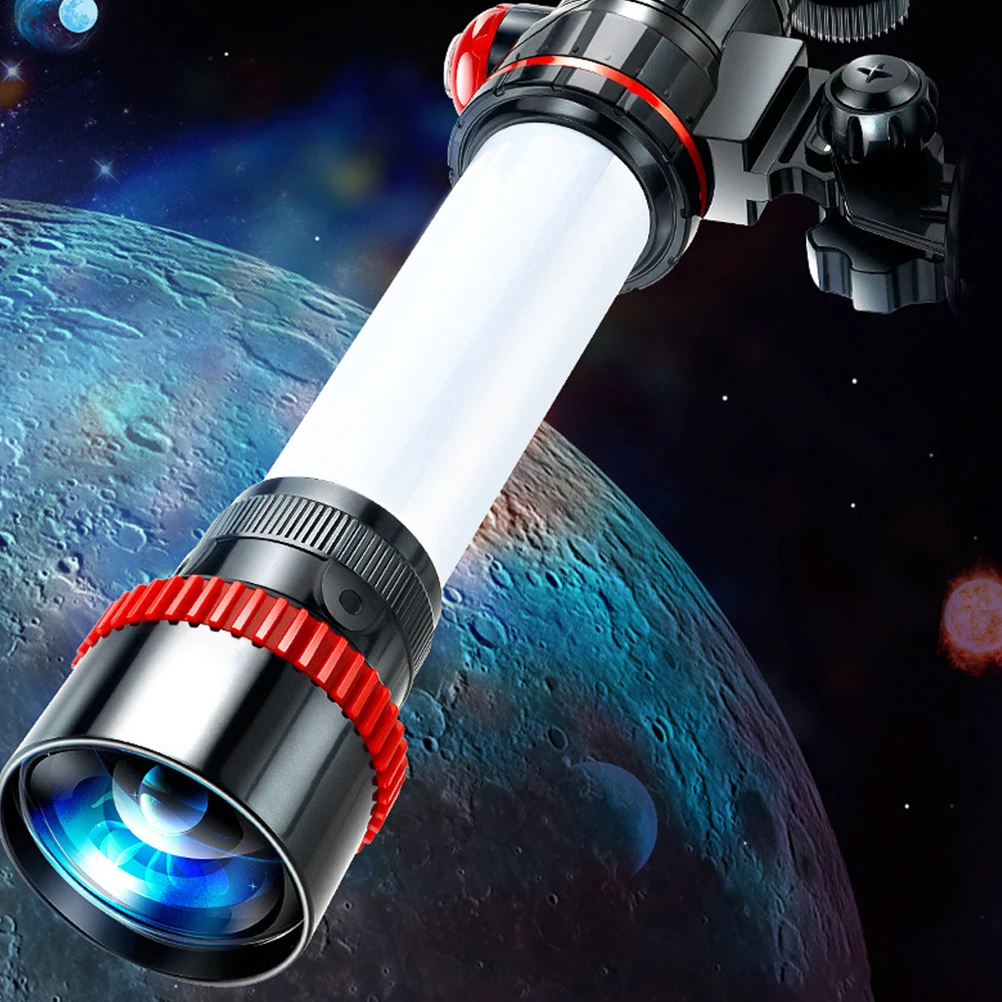

High-Definition Monocular Telescope Kids Astronomy Learning Aid Smooth Surface Safe Long-Lasting Creative Educational Gift For