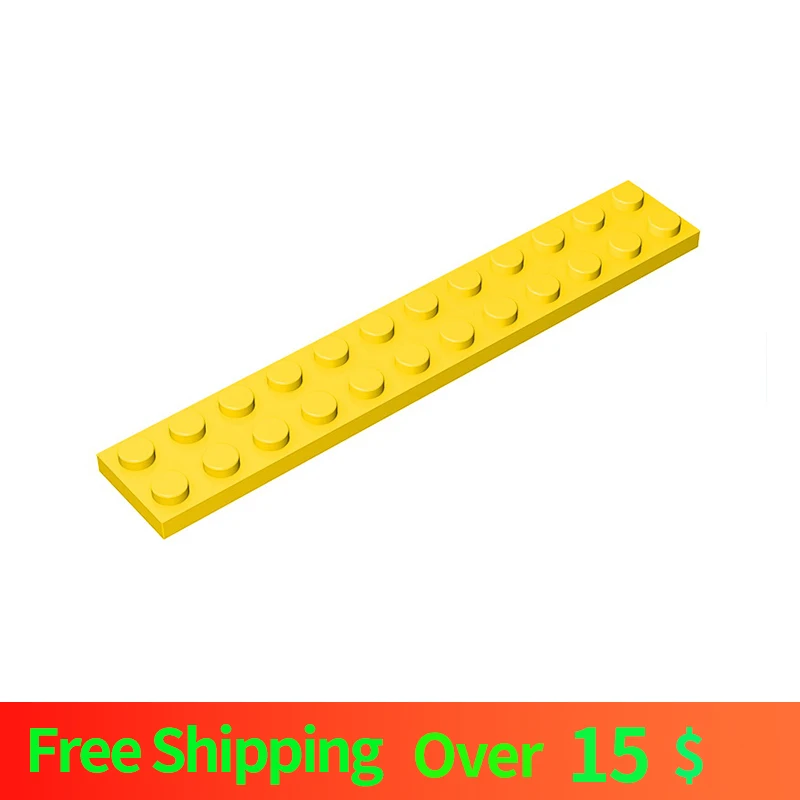 

10pcs Compatible MOC Brick Parts 2445 Plate 2 x 12 Board Building Block Particle Assmble DIY Kid Brain Toy Birthday Gift