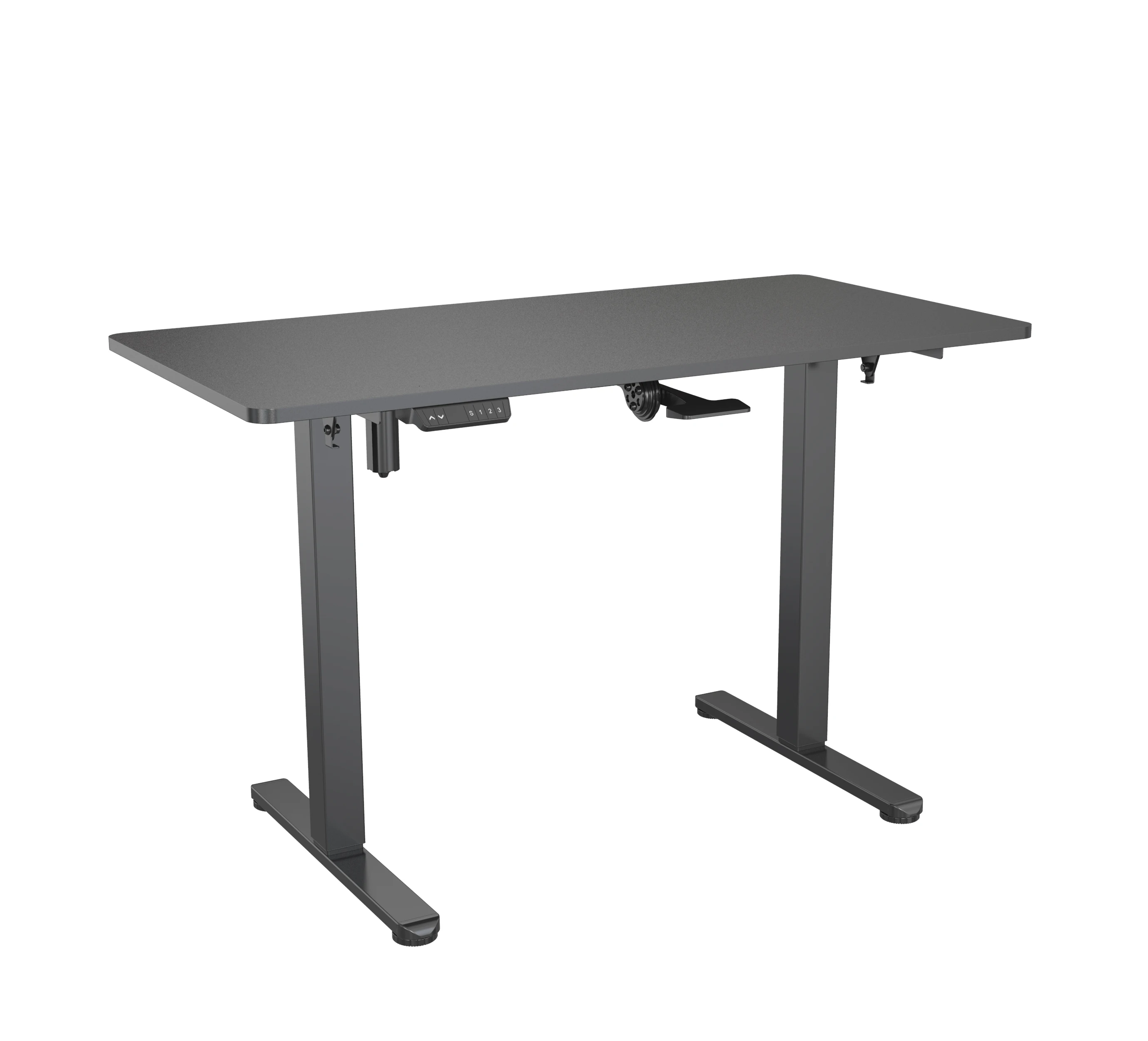 Standing Desk Extendable Adjustable Work Surface Flat 90 Degree Modern Electric Height Adjustable
