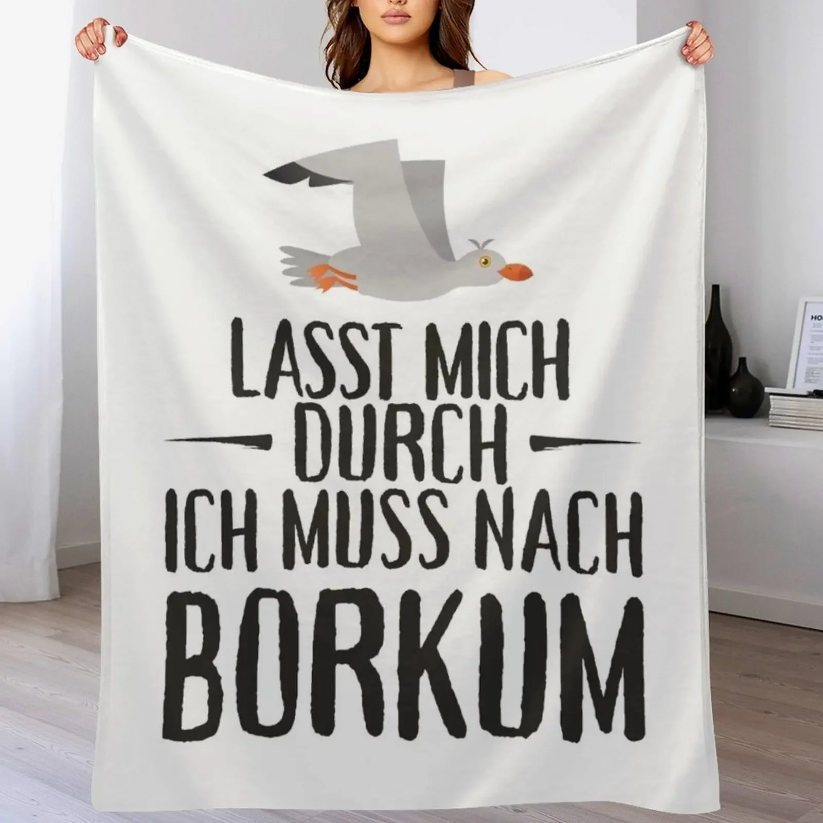 

Lasst mich durch ich muss nach Borkum Mwe Throw Blanket wednesday Weighted Flannels Blankets