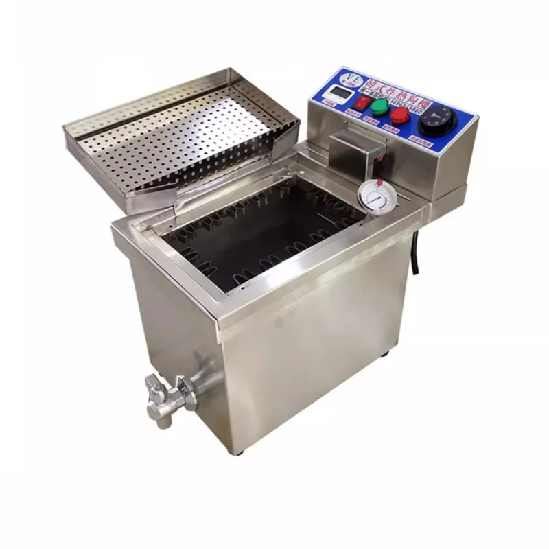 

220V Electric Corn Dog Fryer Machine Cheese Hot Dog Sticks Fryer Deep Machine Snack Machine Cheese Hot Dog Fryer