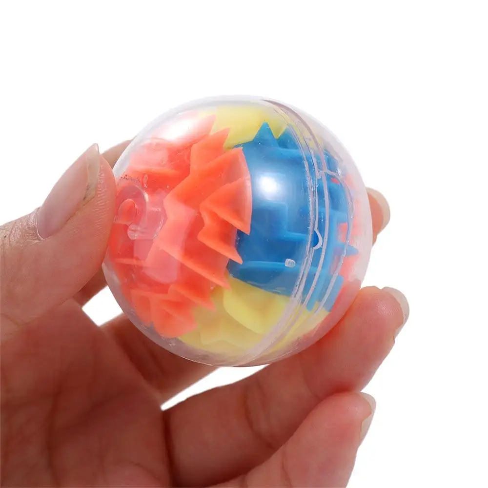 Plastics Mini Rolling Balls Toys Transparent Rolling Ball Game Speed Cube Labyrinth Rolling Ball Toys Mini Six-sided Playing
