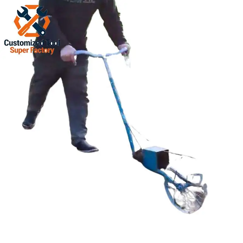 Ditching and soil-turning artifact, soil loosening and weeding, wasteland clearing household ditching machine