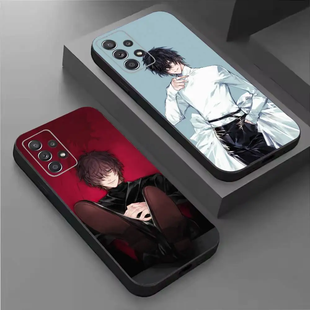 Dark Anime Towa Slow Damage Phone Case For Samsung S26,25,24,21,22,21,20,10,9,8,7,6,Ultra,Plus,Fe, Lite Black Cover