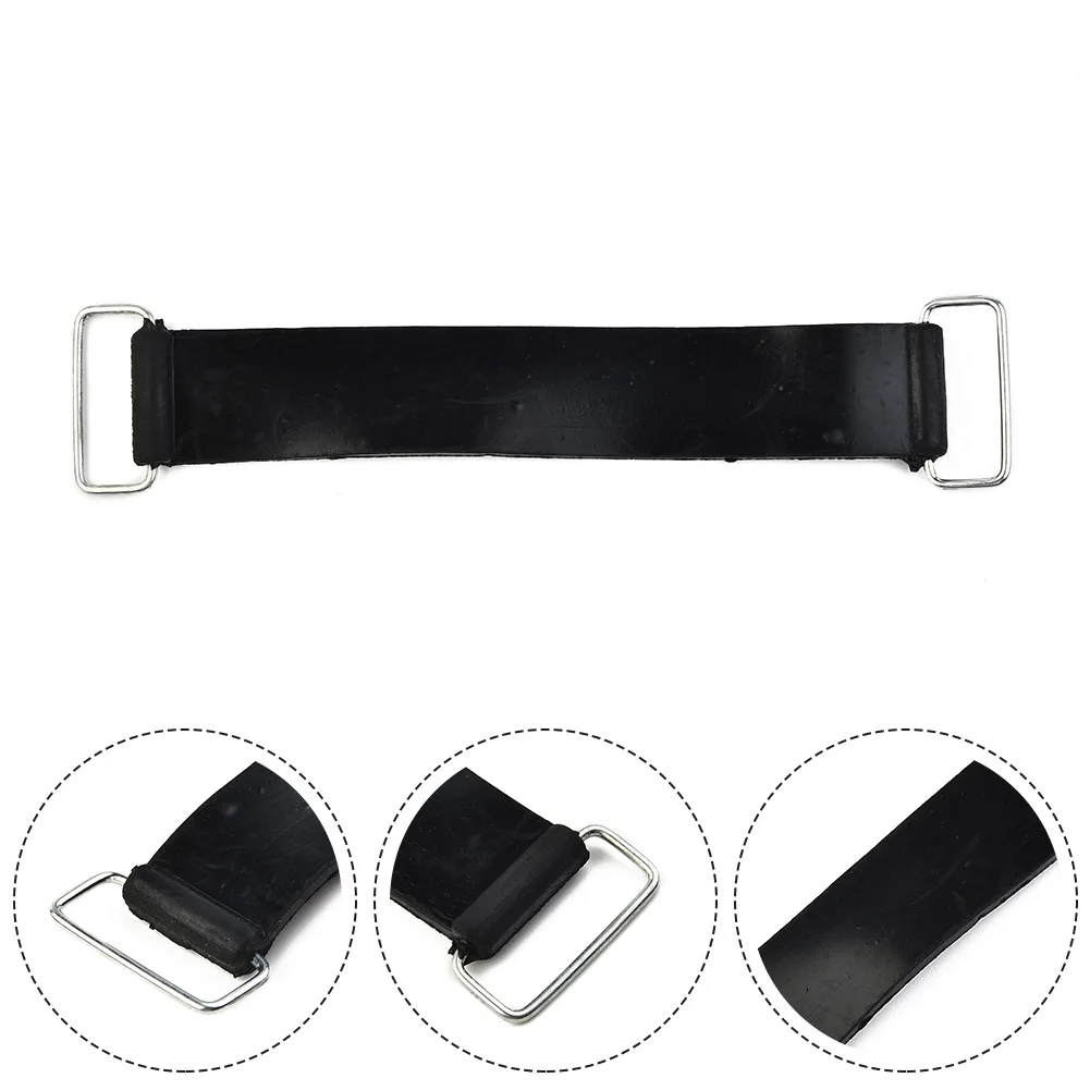 Holder Rubber Strap Belt 1pc Waterproof Black Fixed Universal 18-23cm Motorcycle Scooters Battery Durable New Useful