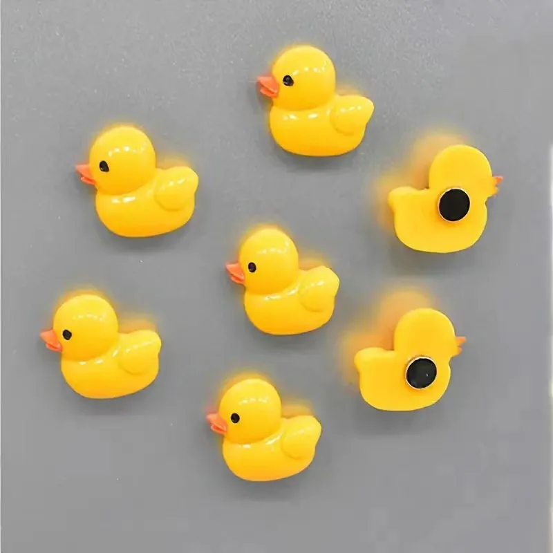 8 Stück Niedliche Cartoon-Enten Kühlschrankmagnete Fotowand Nachrichtentafel Dekoration Magnetische Aufkleber Heimdekoration Magnet – Detail 3
