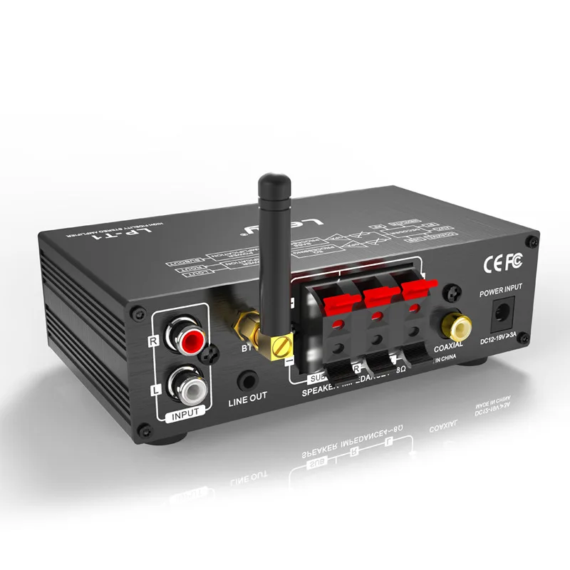 T1 Digital Bluetooth High Power 2.1 Subwoofer Power Amplifier Coaxial U Disk Lossless Playback Mini Home Amplifier