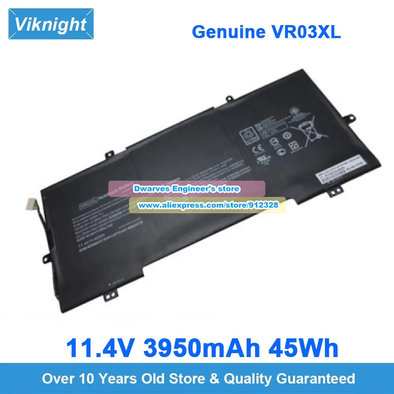 

Genuine VR03XL Battery TPN-C120 HSTNN-IB7E 11.4V 3950mAh 45Wh for HP Envy 13 Series 13-D190NZ 13-D000NL 13-D001TU 13-D010NF