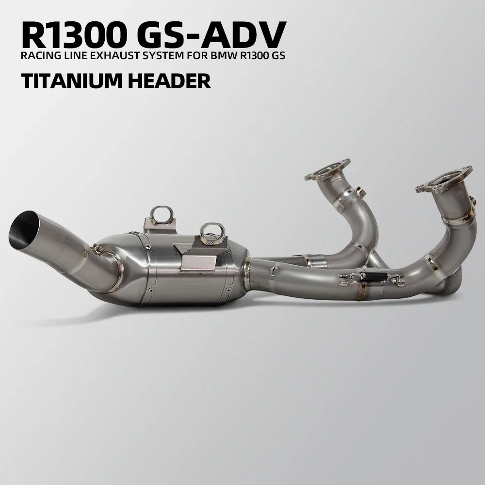 

Выпускной коллектор R1300GS для мотоциклов BMW R1300R, R1300RS, R1300GS ADV, R1300ADV. Комплект для модификации выхлопной системы, труба-коллектор, совместима с оригинальным глушителем.