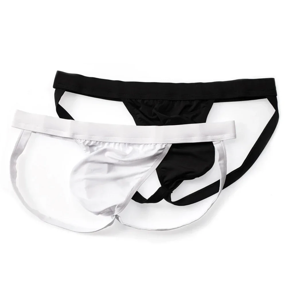 Men's Underwear Underwear Mid-rise Regular Sexy Slight Stretch Solid Color Thongs Black/White Casual Brand New