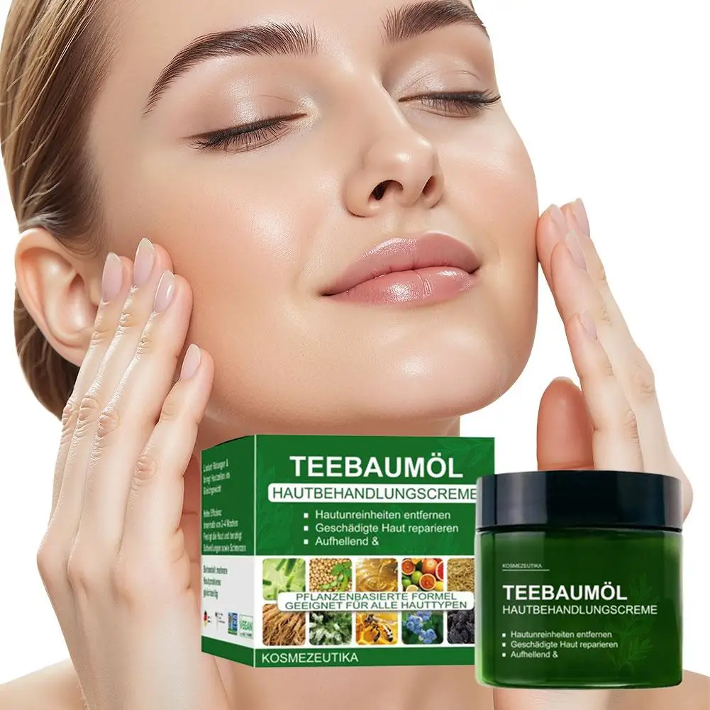 

50 г натурального органического крема для ухода за кожей с эфирным маслом чайного дерева TEEBAUMOL HAUTBEHANDLUNGSCREME Hautunrein Adu Entfernen увлажняющий крем