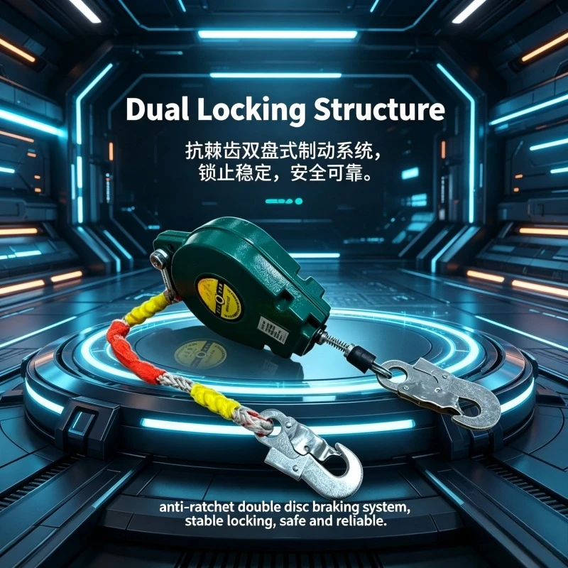 Fall Protection Device Fall Arrester Speed 5m/10m Difference Heavy Duty Cargo Elevator Crane Self-Locking Airborne Fall Arrestor
