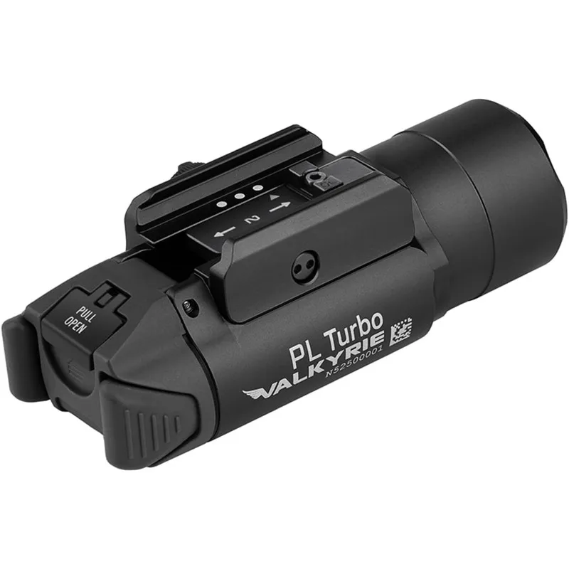 

OLIGHT PL Turbo Weaponlight, 800-Lumen 515 Meters Long-Range Tactical Flashlight, 66,300 High Candela Compact Rail-Mounted light