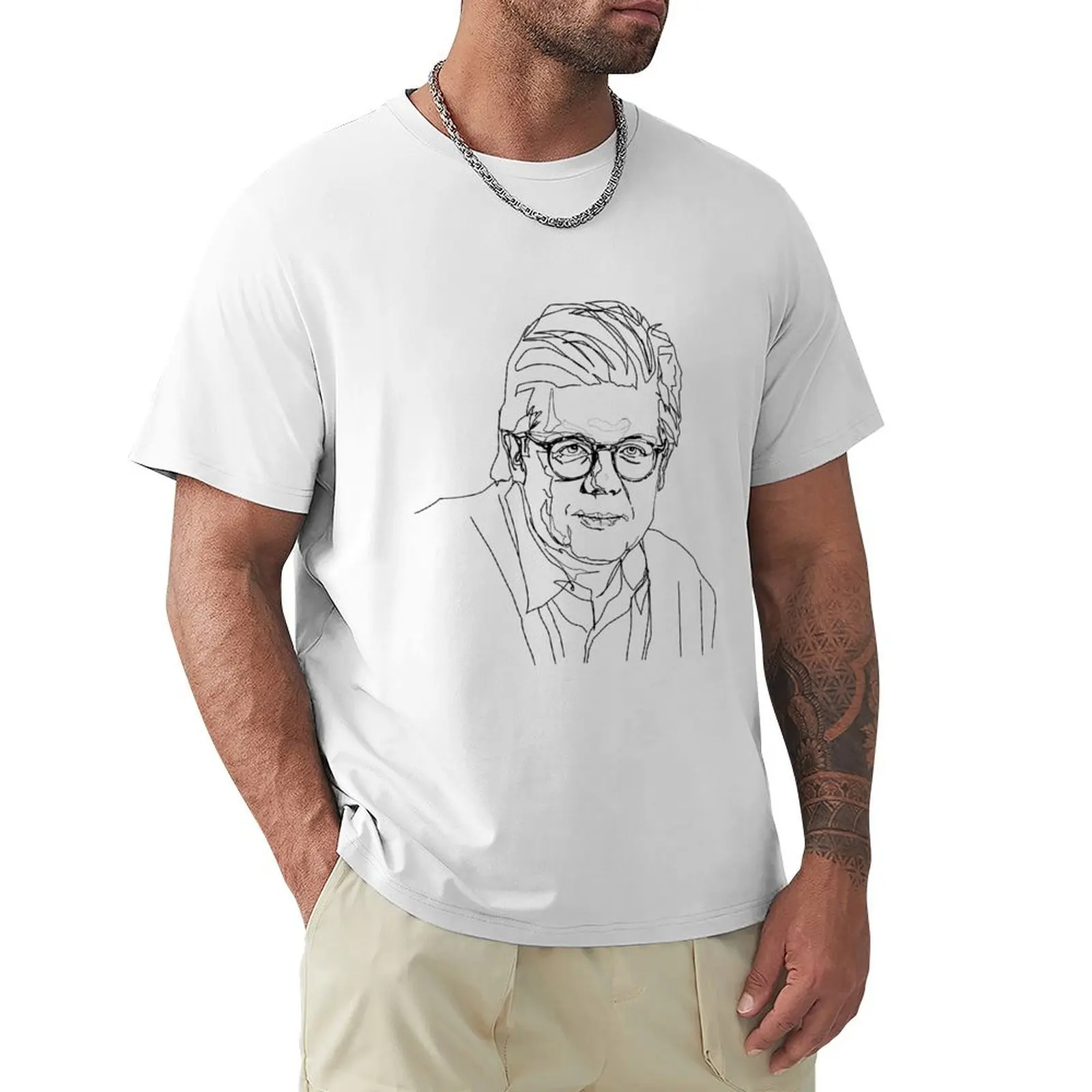 John Hughes T-Shirt funnys customizeds heavyweights mens cotton t shirts