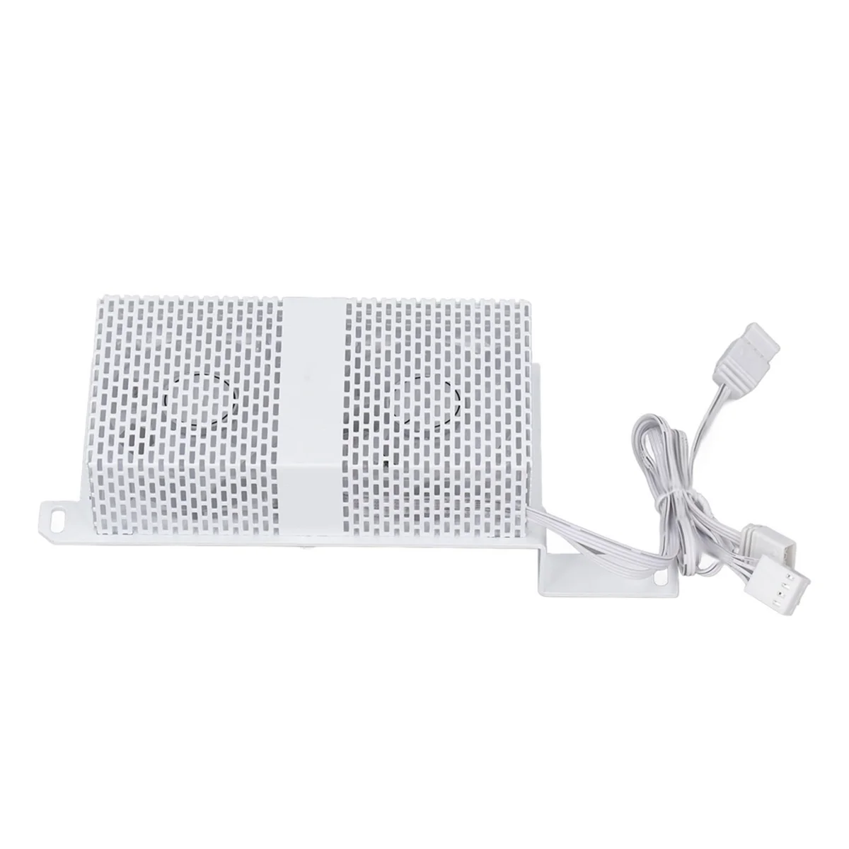 ATP-ARGB Synchronized Dual 5020 Fans RAM Cooling Radiator, High Efficiency Memory Heatsink for DDR4 DDR5 White