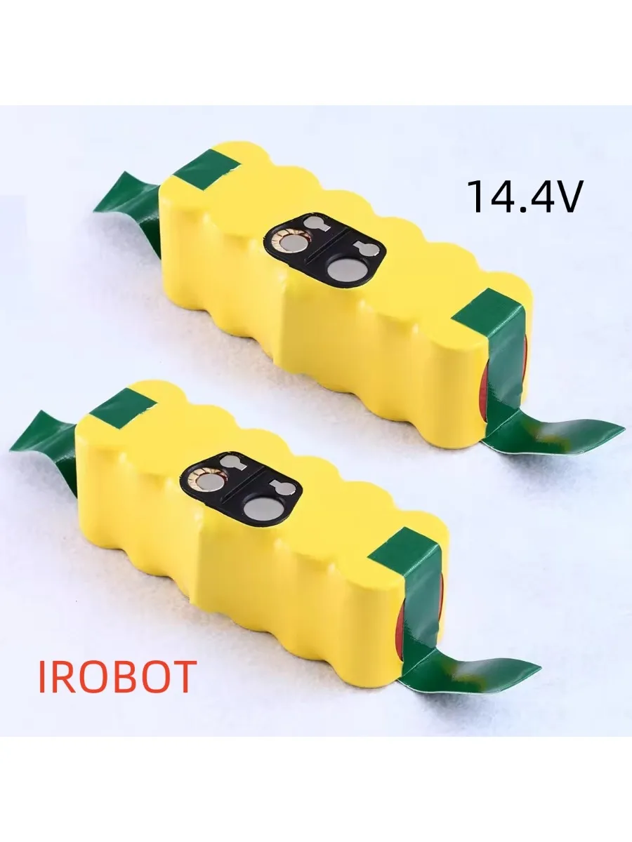 

Yellow robot 14.4V vacuum cleaner battery set, compatible with multiple models, worry free battery life, easier cleaning