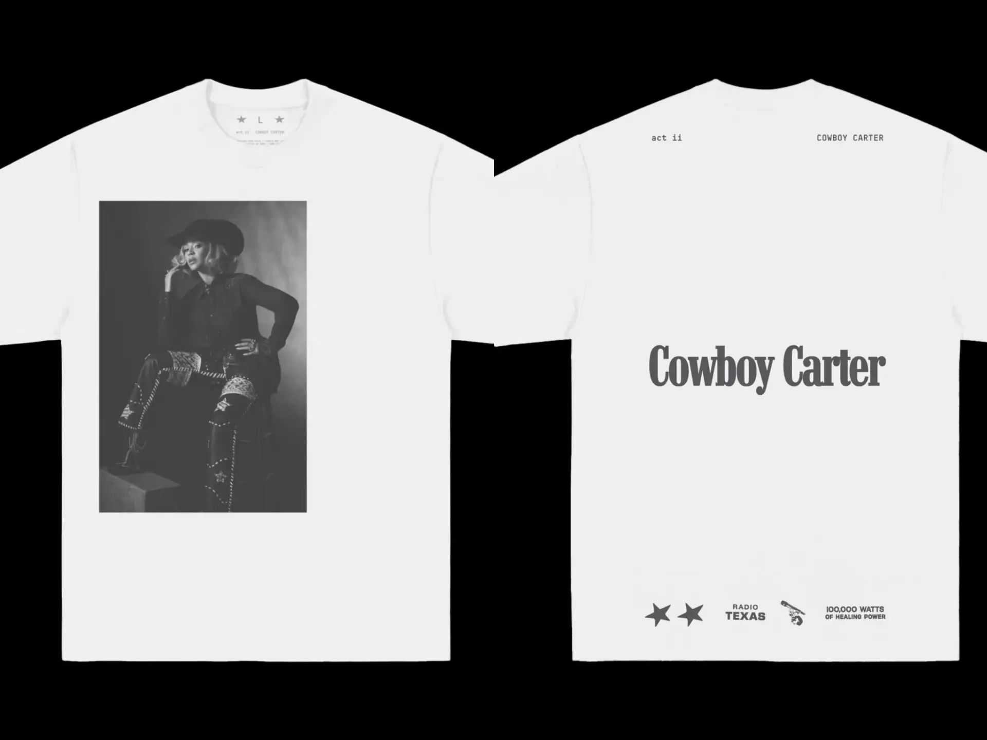 2024 Beyonce Cowboy Carter Album T-Shirts Woman Men\'s Short Sleeve T Shirts Fans Gift High quality Cotton Hip hop Street Tops