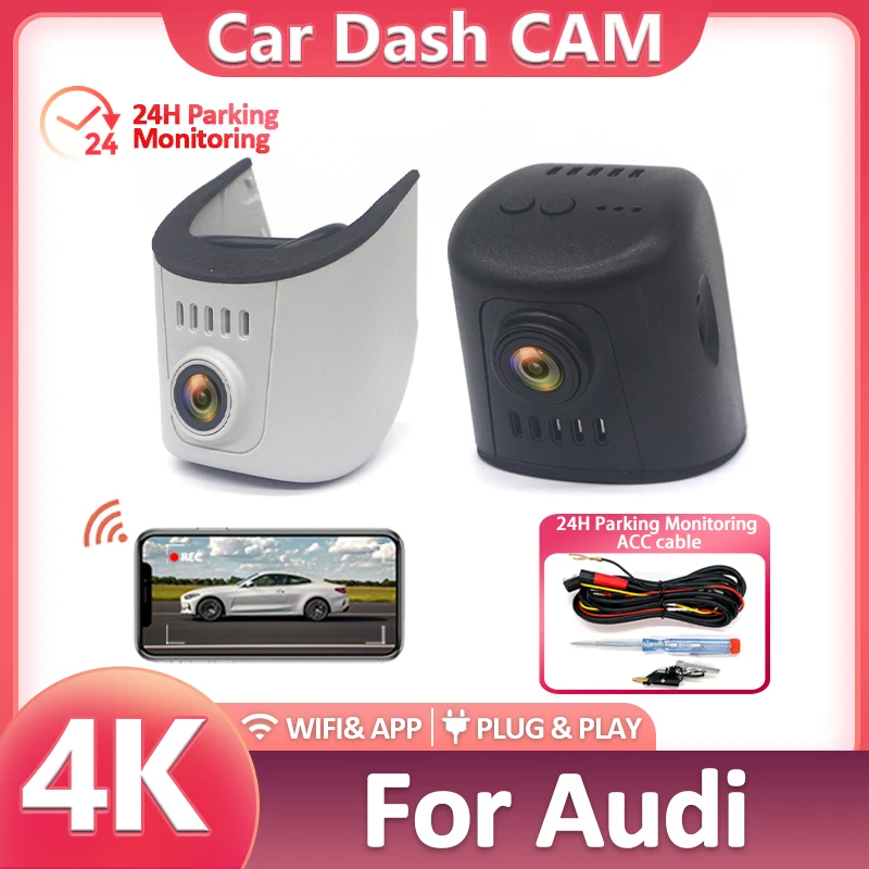 

New Car DVR Dash cam For Audi a3 8v 8p a5 a4 b8 b9 a6 a7 q5 q7 q3 q2 q8 q4 rs3 rs7 rs5 rs6 rs4 s3 s4 s5 tt mk1 mk2 mk3 2017-2025
