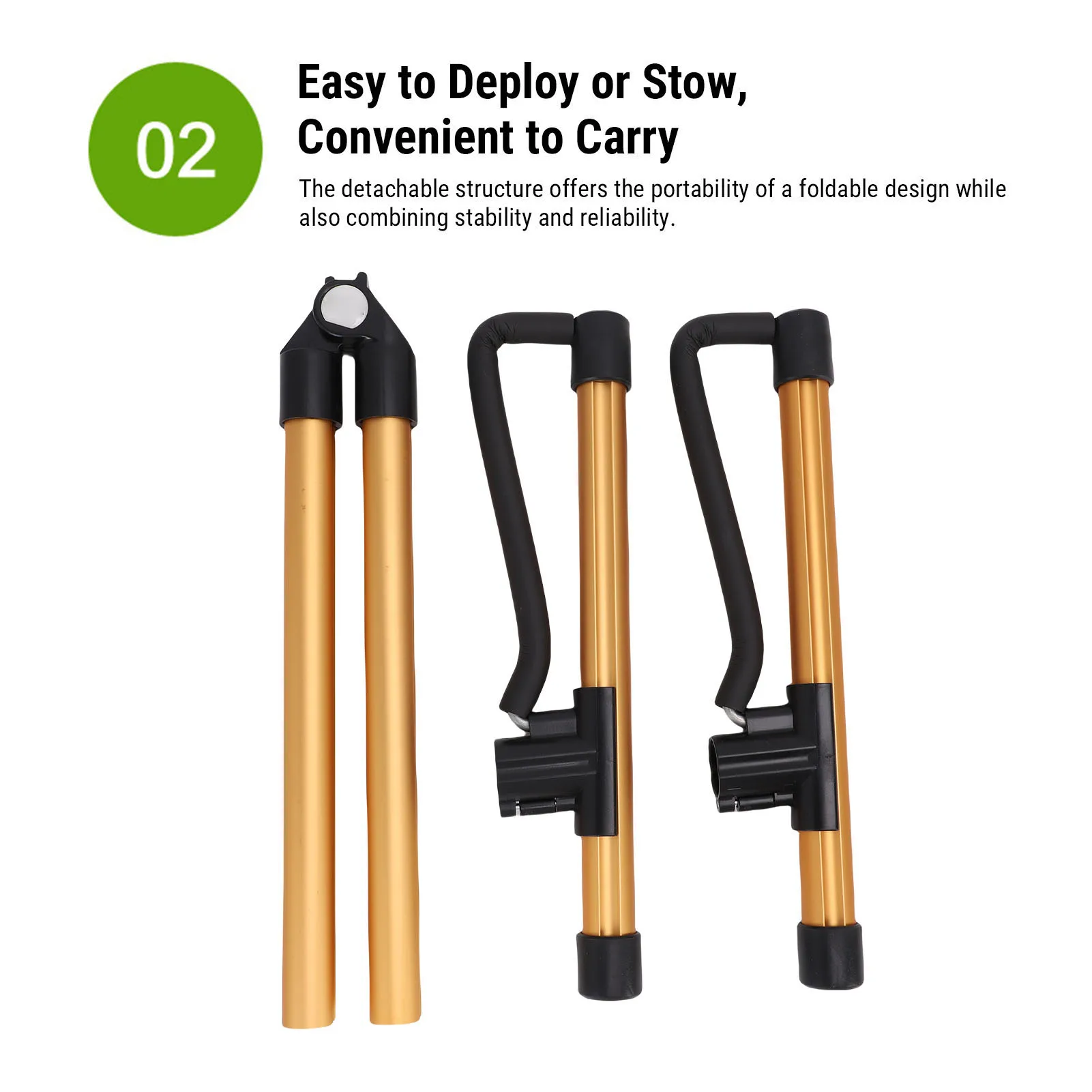 حامل جيتار من سبائك الألومنيوم ثابت عالي التحميل حامل جيتار أرضي قابل للطي للكمان القيثارة #4