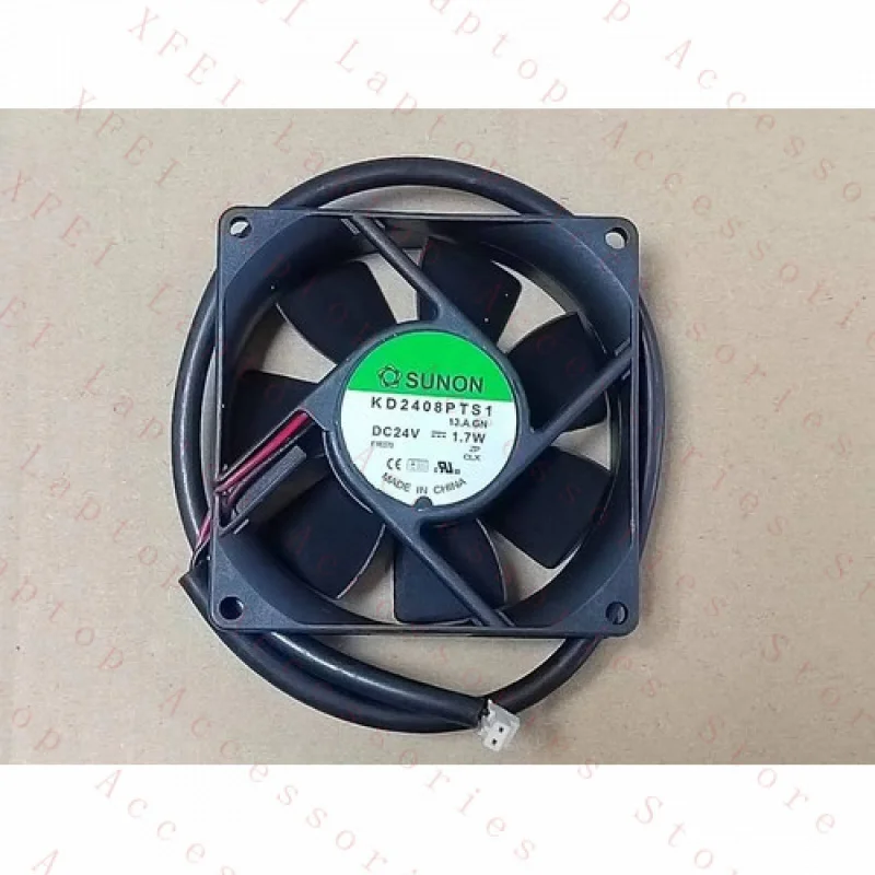 

F For SUNON KD2408PTS1 DC24V 2 pin 8025 industrial control inverter server fan