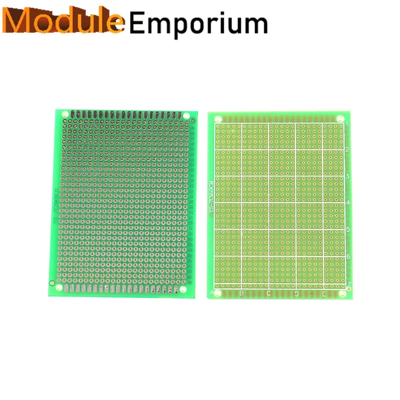 Universal PCB Board Hole Pitch DIY Prototype Paper Printed Circuit Board Panel 5x7cm Single Sided Board