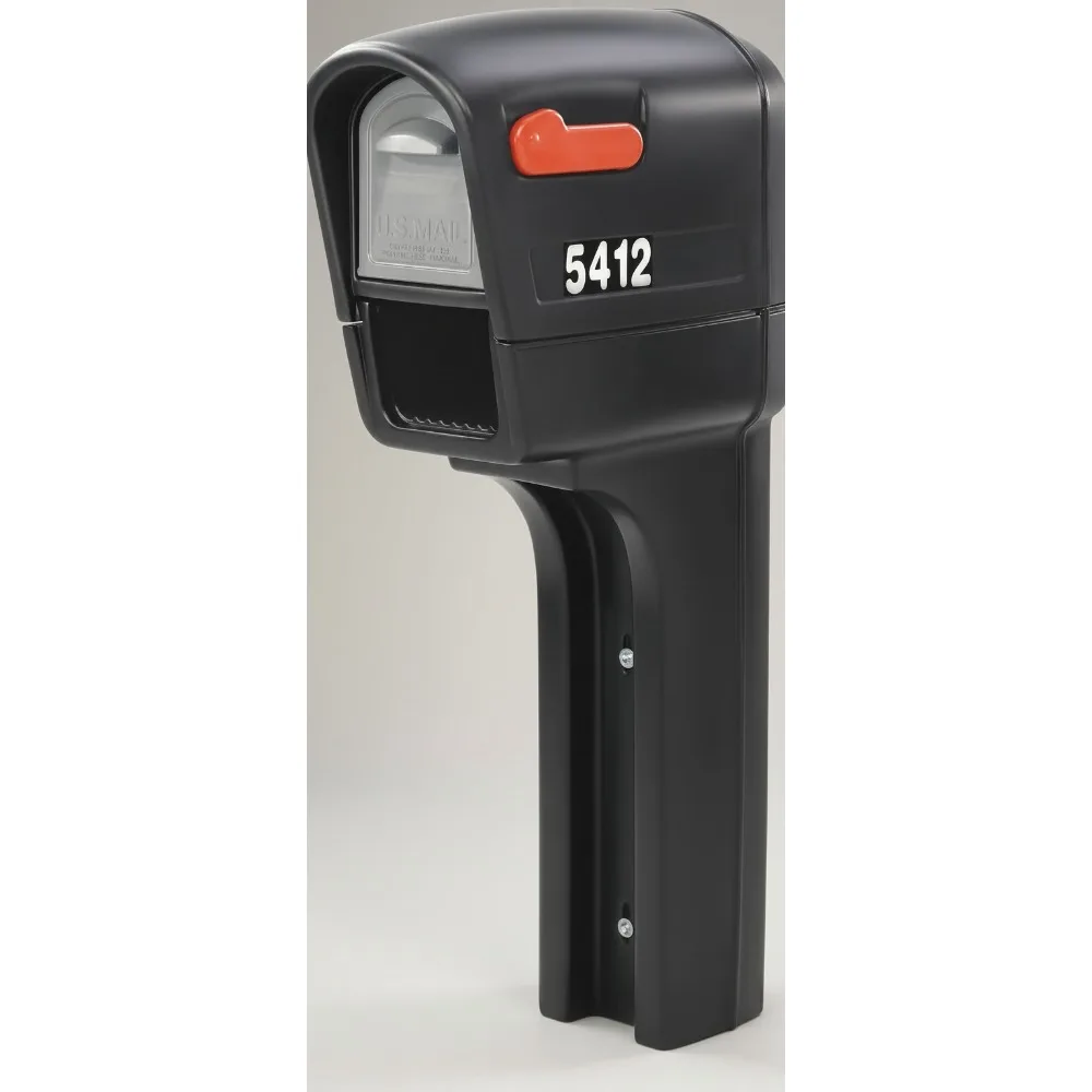 

Большой уличный почтовый ящик, устойчивый к атмосферным воздействиям, простая установка, прочный пластик с флагом для домашней безопасности