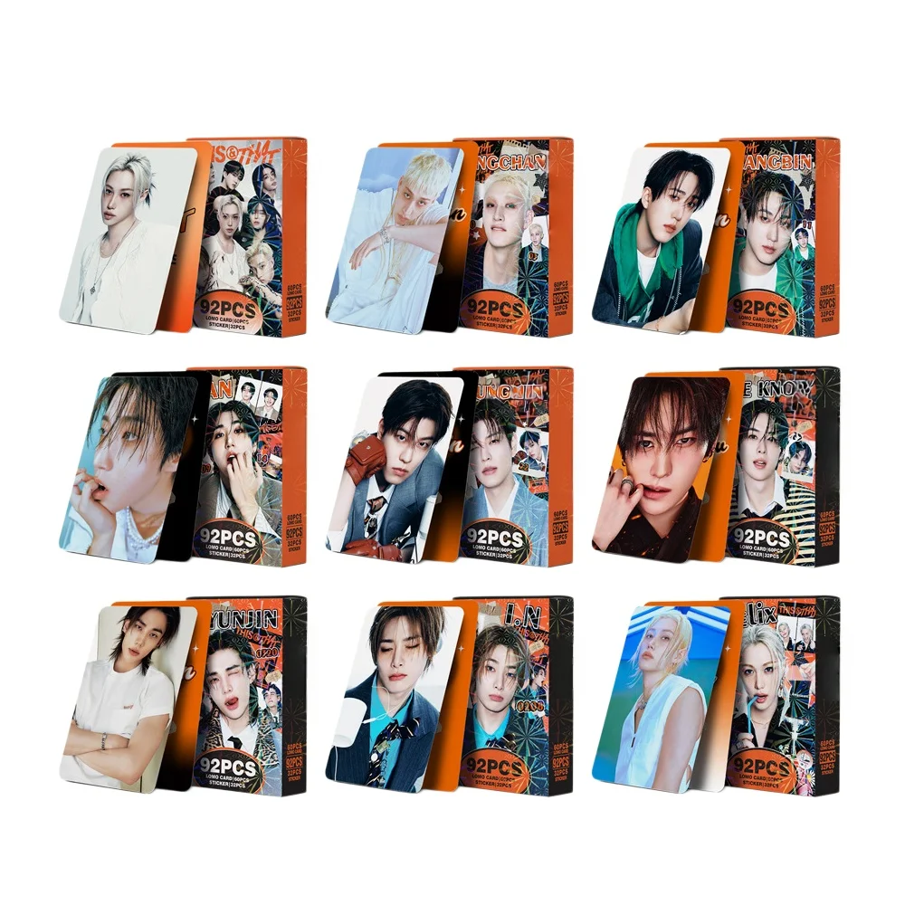 Photography News - 92PCS 새 앨범 보이그룹 로모 카드