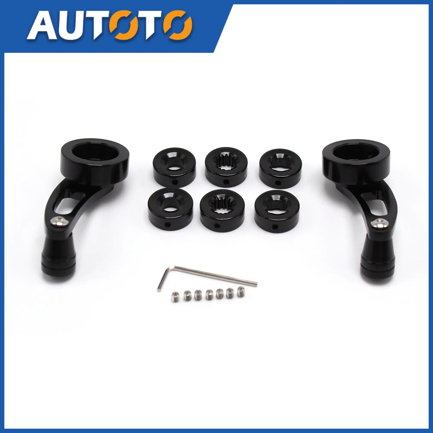 

Car Window Crank Handle Kit 3" for Chevy Ford Chrysler, High-Grade Billet Aluminium