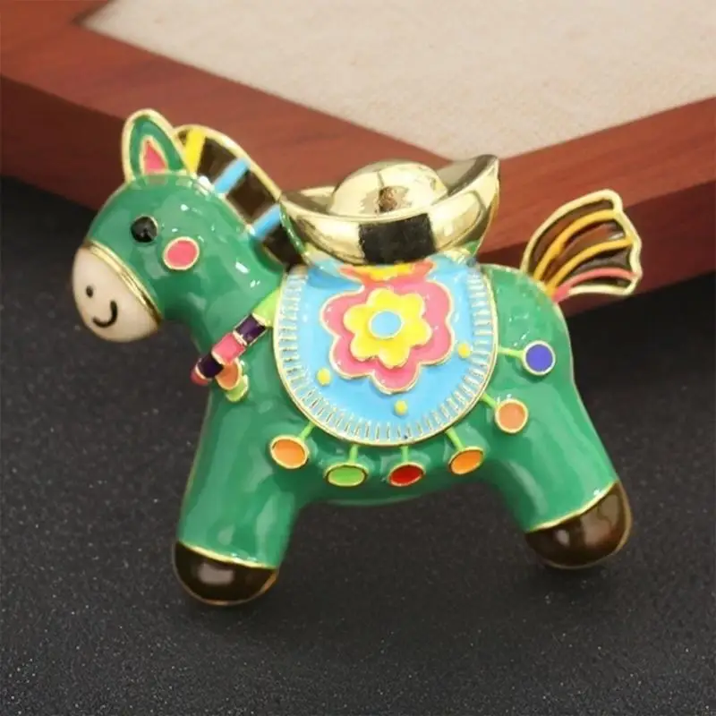  Adorable Cartoon Horse Brooch Sweet Colorful Design Perfect Fashion Enhancer