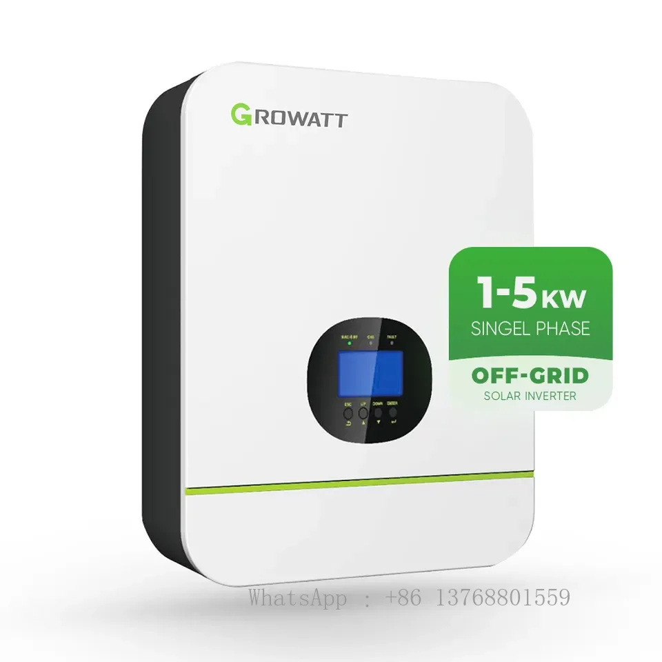 

Лидер продаж, оптовая продажа, Лучшая цена, гибридный солнечный инвертор Growatt, 48 В, 3 кВт, 5 кВт, 5,5 кВт, 6 кВт, однофазный