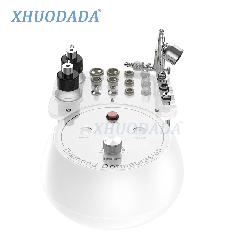 4 In1 Diamant Microdermabrasie Dermabrasie Machine Water Spray Exfoliatie Schoonheid Machine Rimpel Gezicht Peeling Machine