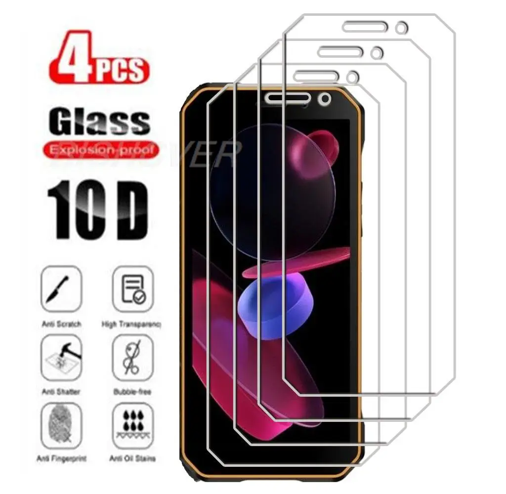 4Pcs Tempered Glass For Doogee S51 S61 Pro 6.0\