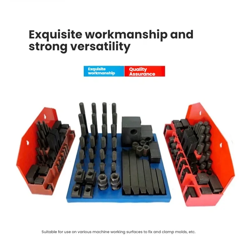 

Hardened Milling Machine Accessory Fixture Set M14 M16 M1/2 M5/8 58 Piece Fixture Set