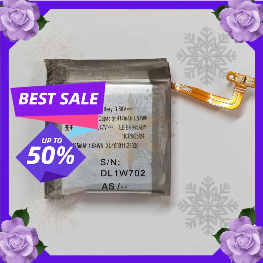 SWZY EB-BR955ABY 300mAh Battery for Samsung Galaxy Watch6 44mm Watch Battery SM-R945/R940