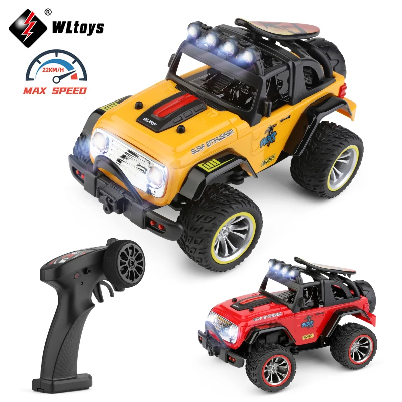 Wltoys 322221 22201 2.4G Mini RC Car 2WD Off-Road Vehicle Model with Light Remote Control Mechanical Truck Children\'s Toy