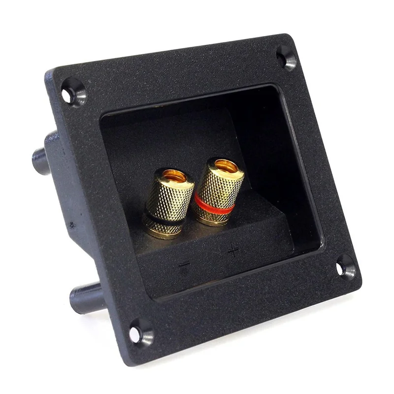 【حار بيع!】6 قطعة لتقوم بها بنفسك سيارة ستيريو 2-Way صندوق مكبر الصوت محطة الربيع كأس موصل الموز جاك والمقابس مضخم الصوت المقابس 93X80mm