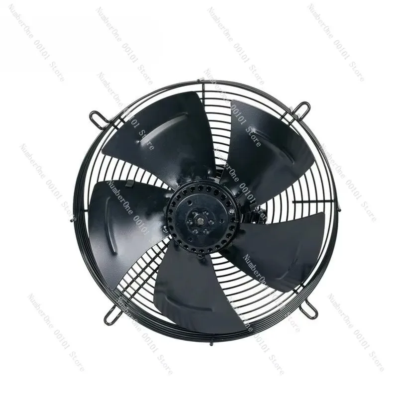 External Rotor Axial Flow Fan with Mesh Cover,Cooling Unit Condenser Fan,Durable Industrial Fan for Refrigeration