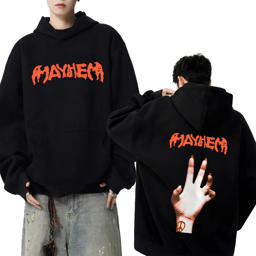 

Hot Sale Lady Gaga Mayhem Tour 2025 New Graphics Hoodies Autumn Winter Unisex fashion punk Sweatshirt Men women Fleece pullovers