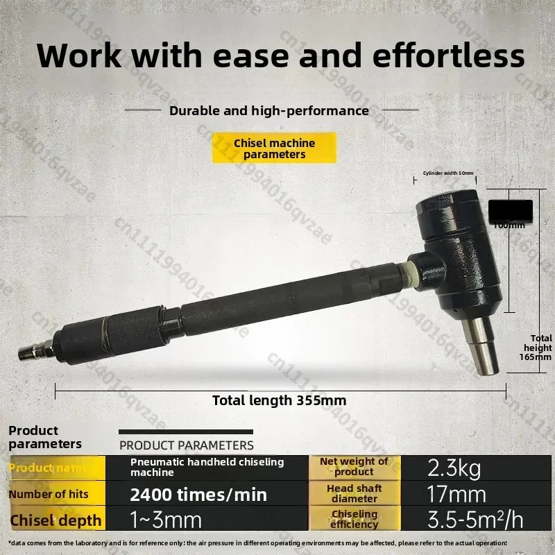 Pneumatic Hammer Concrete Chipping Machine Ground Bridge Chipping Beam Plate Chipping Stone Impact Hammer