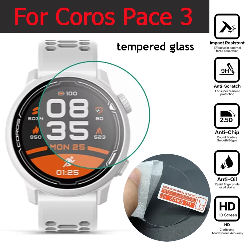 2-4 Uds película de vidrio templado para Coros Pace 3 película protectora de pantalla completa HD película protectora antiarañazos para Coros Pace 3 Accesorios